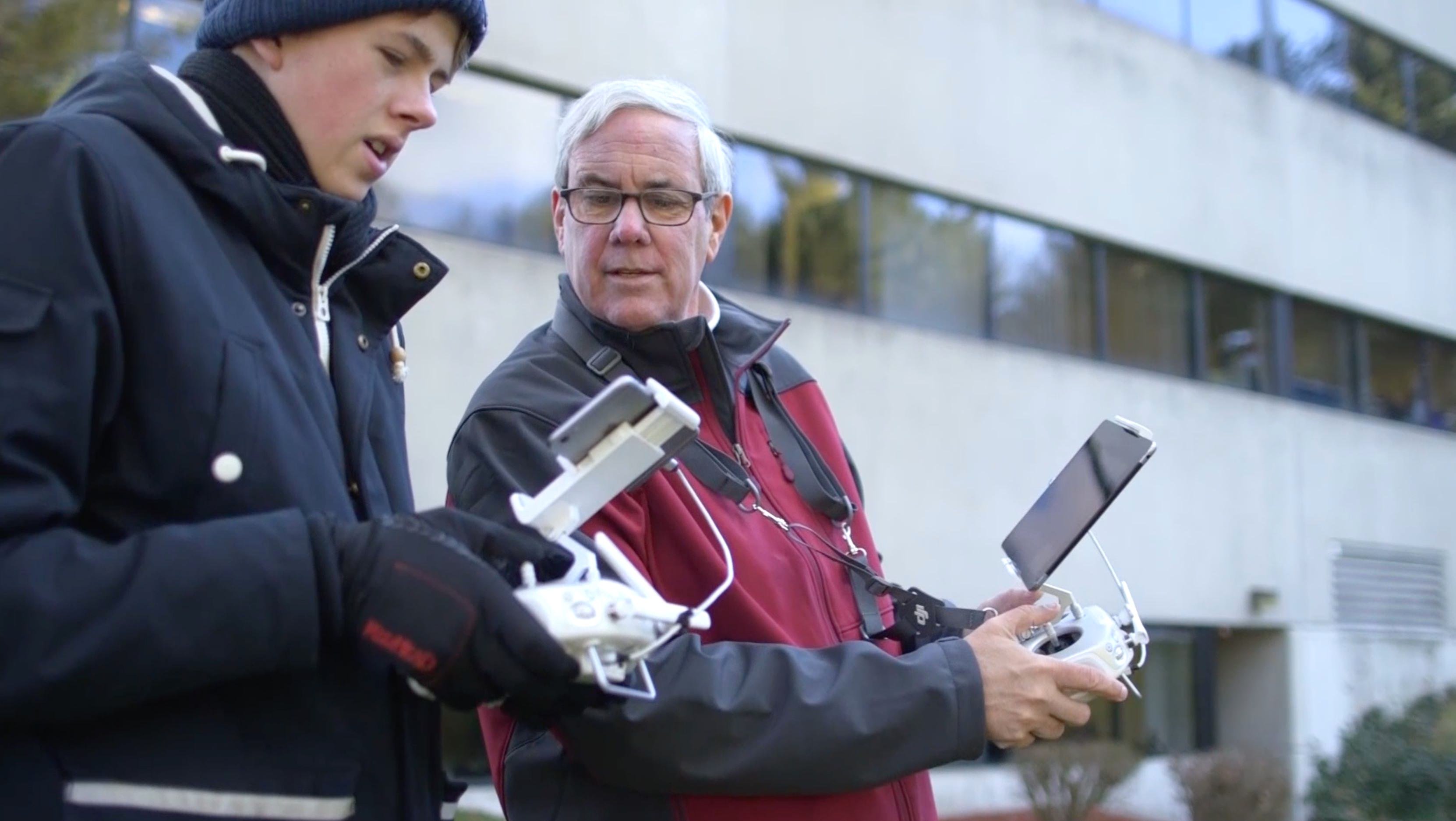 Dual drone pilots